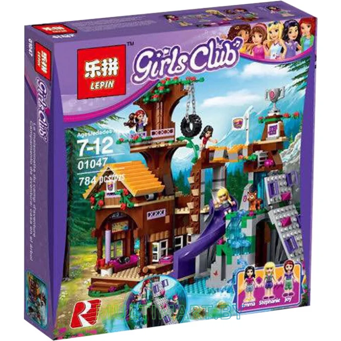 Конструктор Lepin 01047 Спортивный лагерь. Дом на дереве. (784 детали)